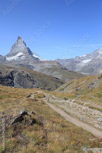 Mt. Matterhorn in Zermatt, Switzerland.