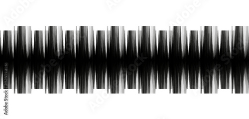 Earthquake Wave Low and Hight richter scale or sound wave on White paper background,audio wave diagram concept,design for education and science,Vector Illustration.
