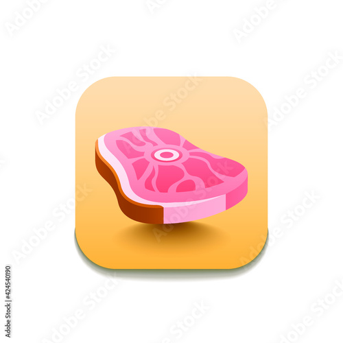Meat Butcher Logo Vector Symbol Icon Design Style
