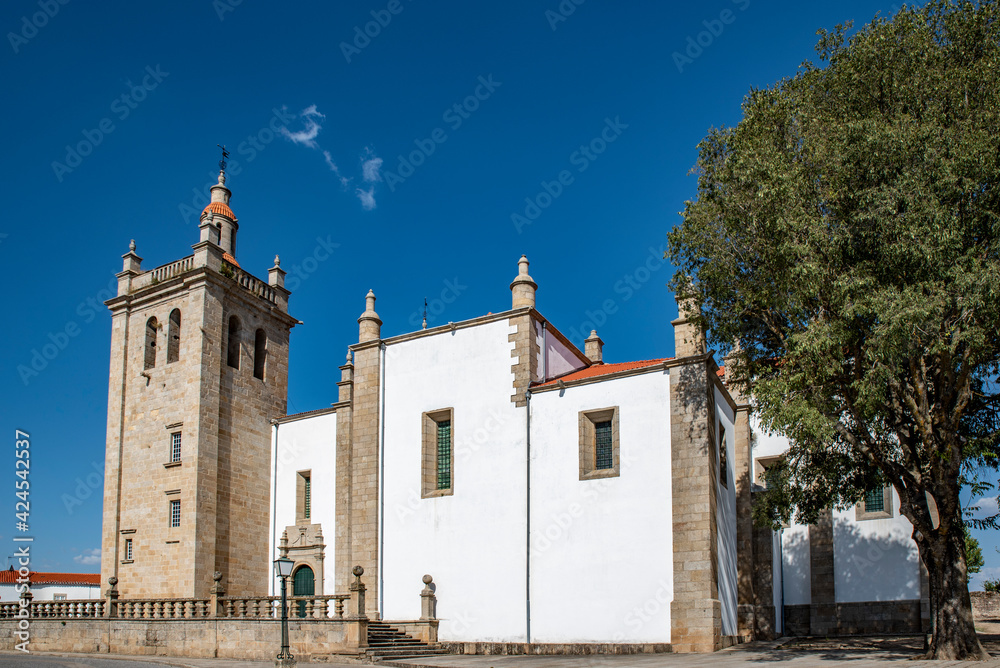 Catholic cathedral in the historic center of Miranda do Douro, Portugal