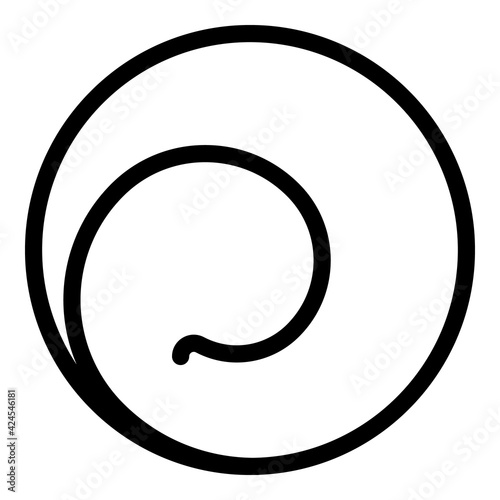 Texas lasso icon. Outline texas lasso vector icon for web design isolated on white background