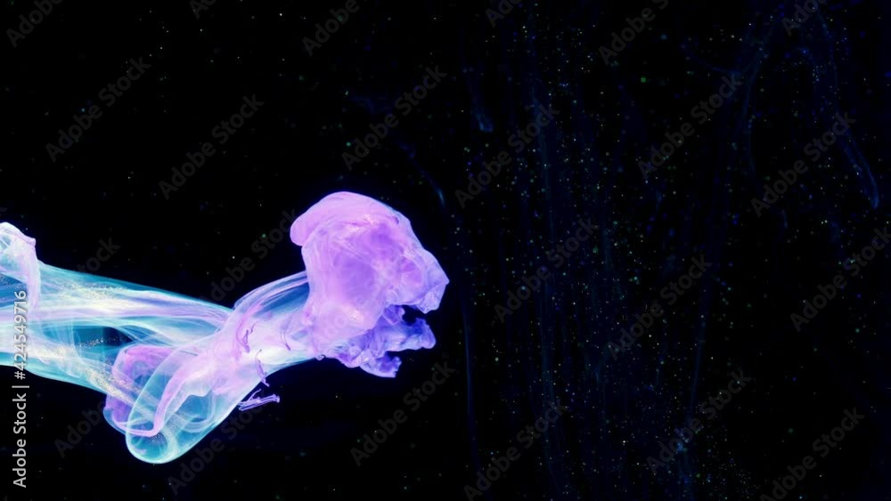 Colorful ink in water abstract. Colorful ink in water abstract.