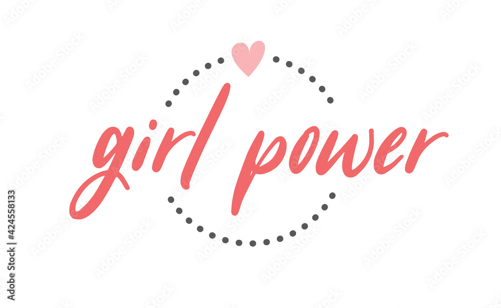 Girl power inscription, hand lettering style. Feminist slogan, phrase or quote. Modern vector illustration for t-shirt, sweatshirt or other apparel print. Girl power inscription, hand lettering style. Feminist slogan, phrase or quote. Modern vector illustration for t-shirt, sweatshirt or other apparel print.