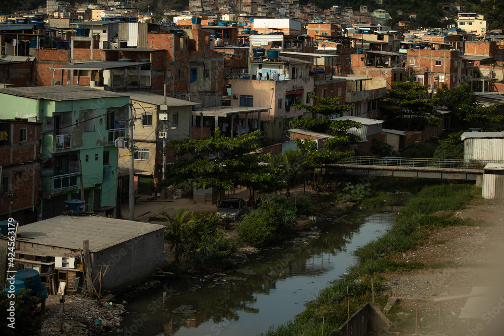 Fototapeta premium Rio de Janeiro Slum, Brazil