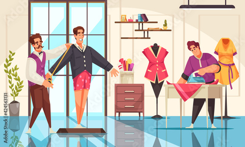 Studio Cartoon Illustration