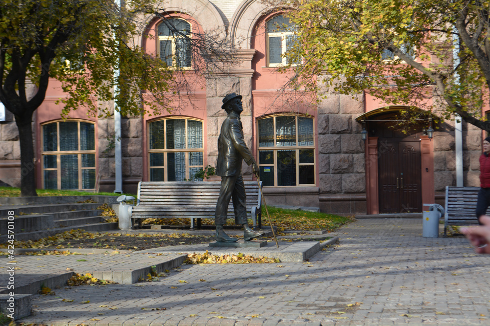 Statue in Kiev park