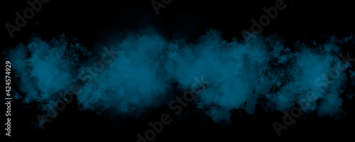 Fluffy clouds on a black blue background. Freshness and purity © amdre100