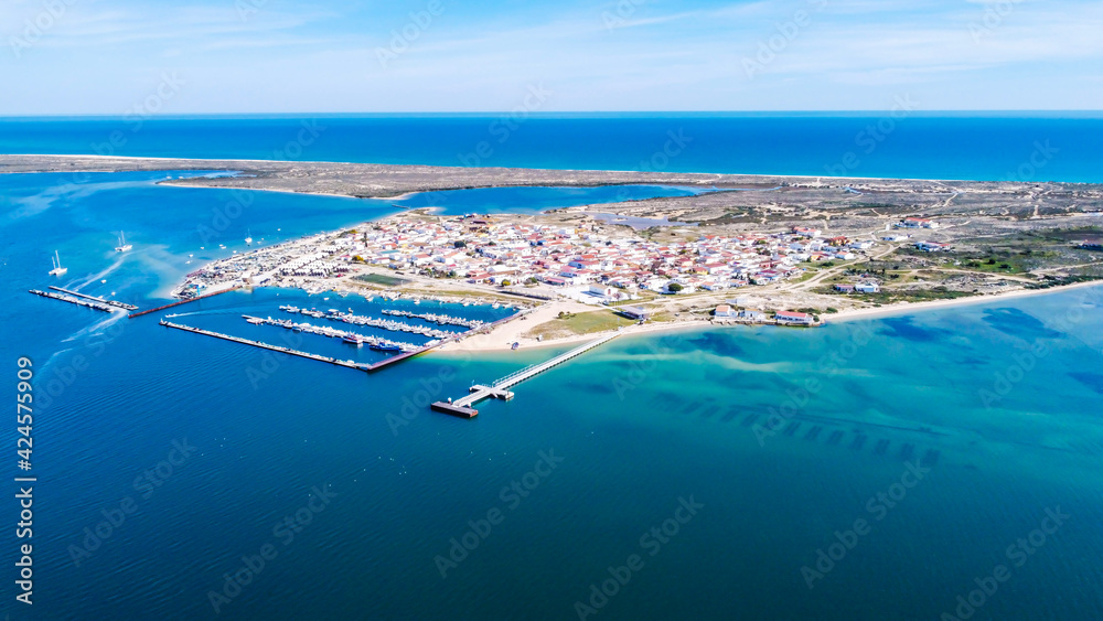 aerial view of Culatra island