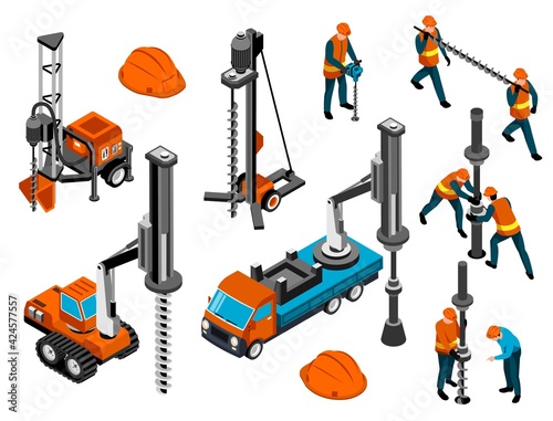 Driller Engineer Machinery Set