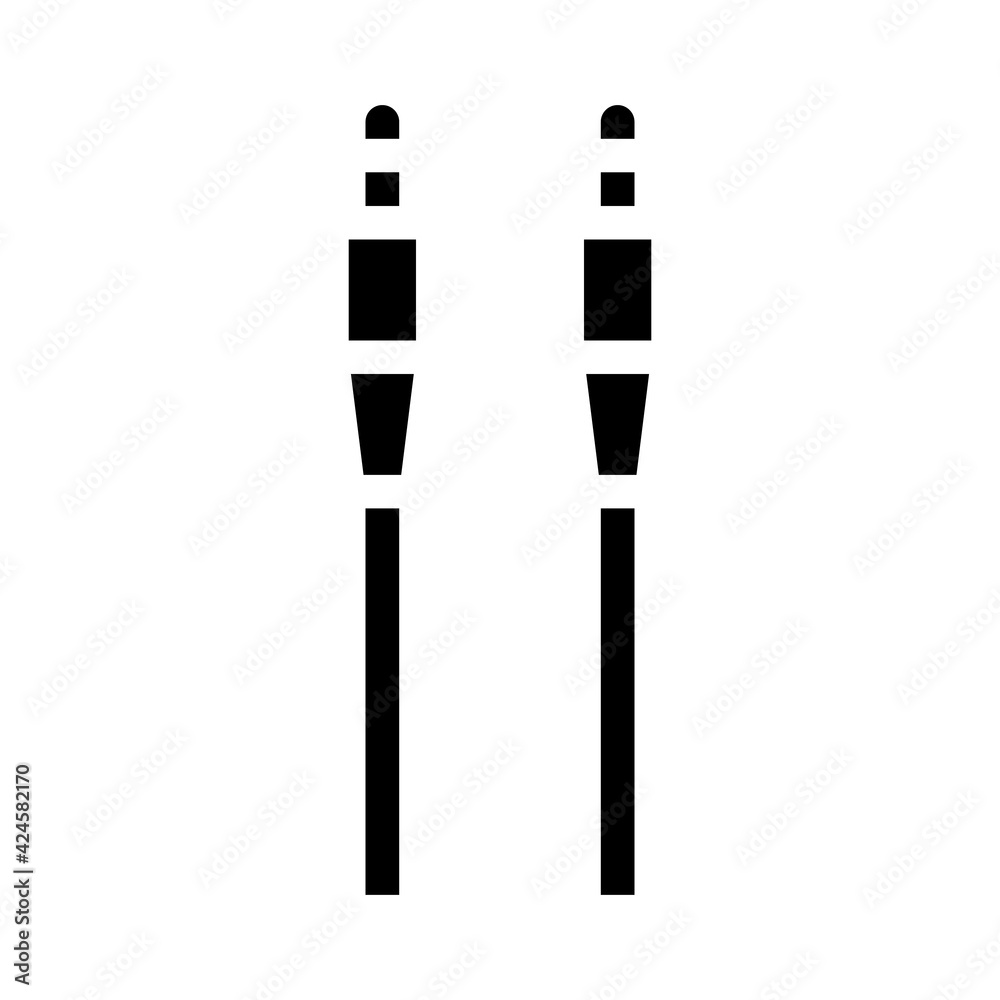 cables optical fiber glyph icon vector. cables optical fiber sign. isolated symbol illustration cables optical fiber glyph icon vector. cables optical fiber sign. isolated symbol illustration