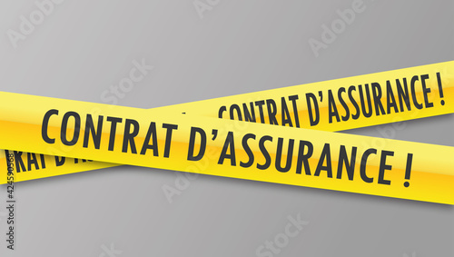 Logo contrat d'assurance.