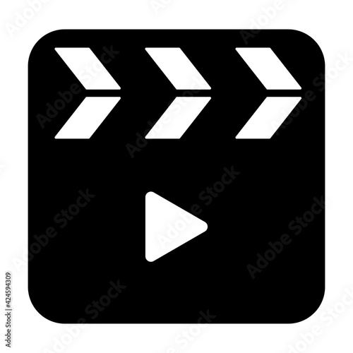 カチンコ動画再生アイコン