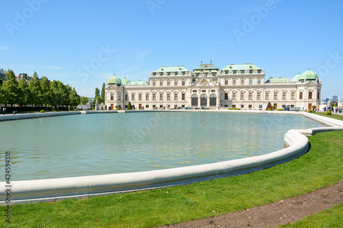 Vienna, Austria - July 25, 2019: Belvedere Palace