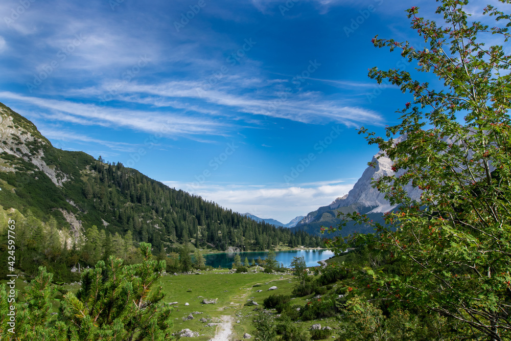 scenery next to the Seebensee, Tyrol (Austria)