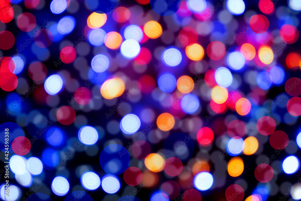 Festive luxury abstract background of multicolored bokeh lights Perfect for creating a spectacular backdrop.