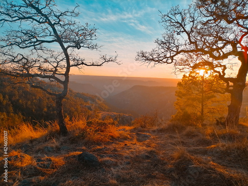 Sunset on the cliff 3