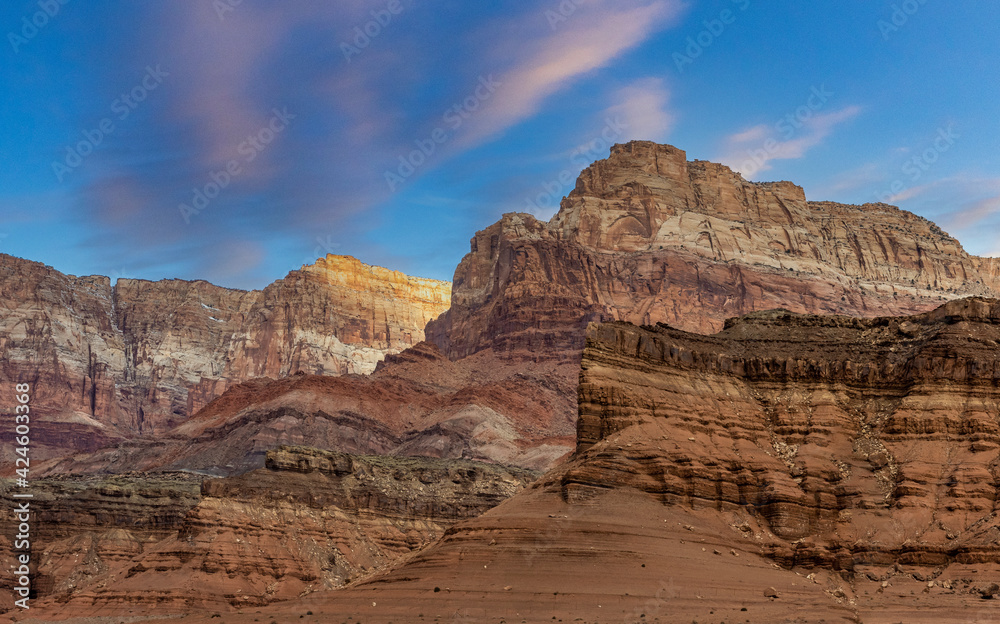 Close Up View Of Red Rock Cliffs In Northern Arizona