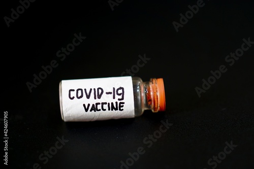 Jepara, Indonesia- 05.03.2021; Vaccination, immunization, treatment to cure Covid-19 corona virus infection. Health and medical care concepts