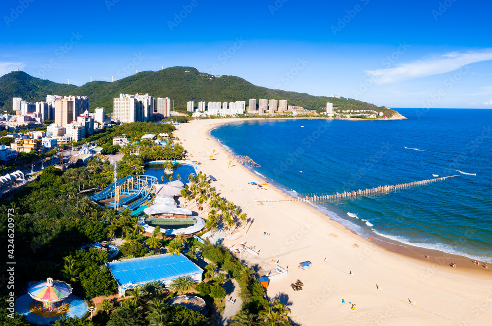 Dajiaowan scenic spot, Hailing Island, Yangjiang City, Guangdong Province, China 