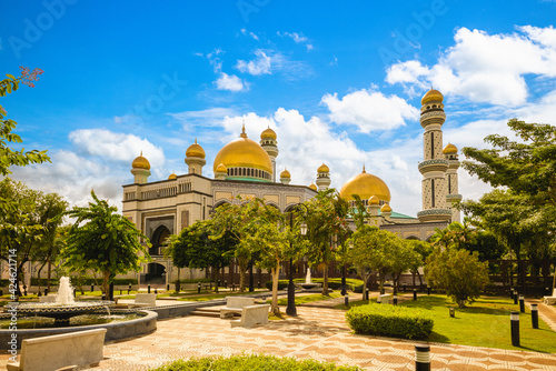 Jame Asr Hassanil Bolkiah Mosque in Bandar Seri Begawan, brunei photo
