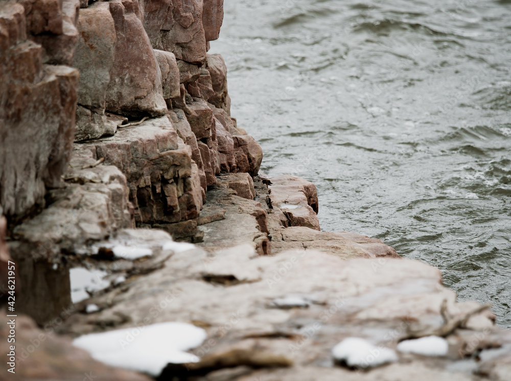 rocks in the water