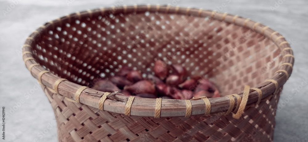 basket with a basket basket with a basket