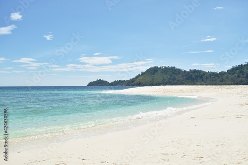 landscape of sea from Kai island travel location in Thailand