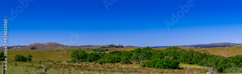 Panorámica de las sierras de Minas