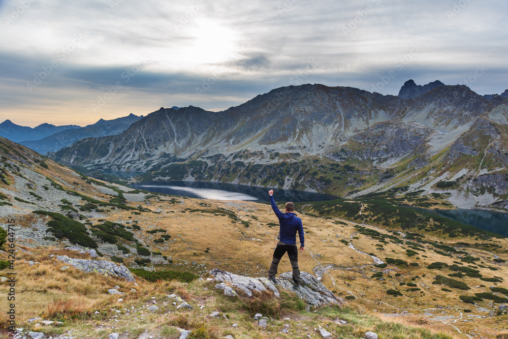 Obraz premium Autumn morning landscapes in the Polish High Tatras