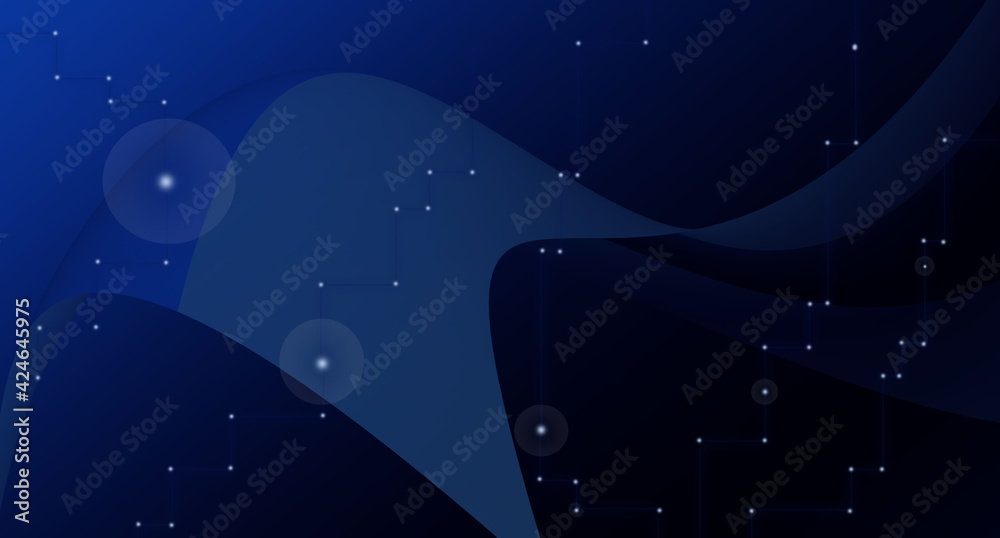 beautiful abstract wave technology background, abstract design,blue light digital effect corporate concept,dark wallpaper,illustration,Futuristic digital images, perfect lines for your work,world,