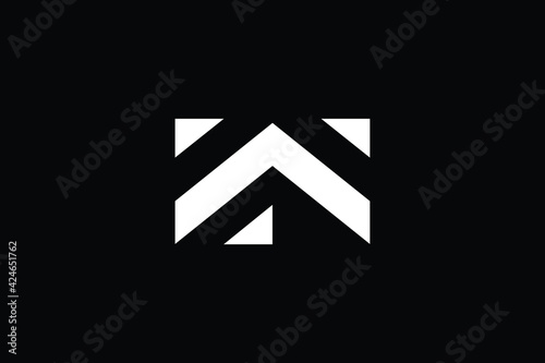 Free Download WZ logo letter design on luxury background. ZW logo monogram initials letter concept. WZ icon logo design. ZW elegant and Professional letter icon design on black background. W Z ZW WZ - GFXLoad