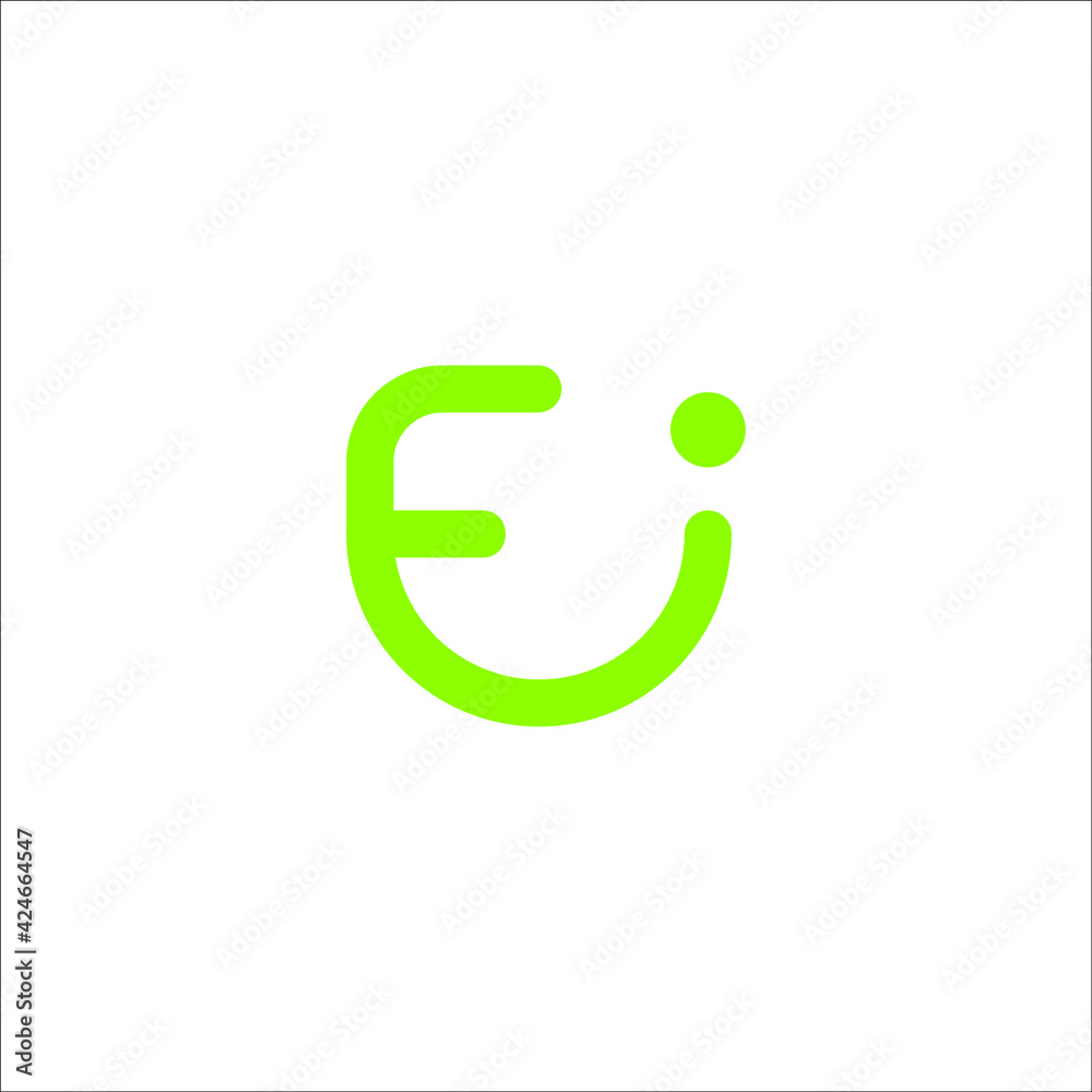 letter F smile logo design letter F smile logo design
