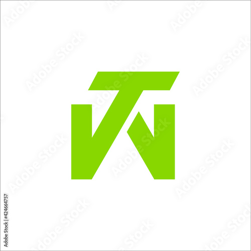 Free Download letter WT logo design  - GFXLoad