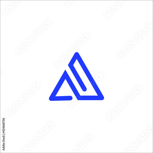 A letter logo design 
