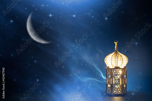 Arabic lantern, Ramadan kareem background