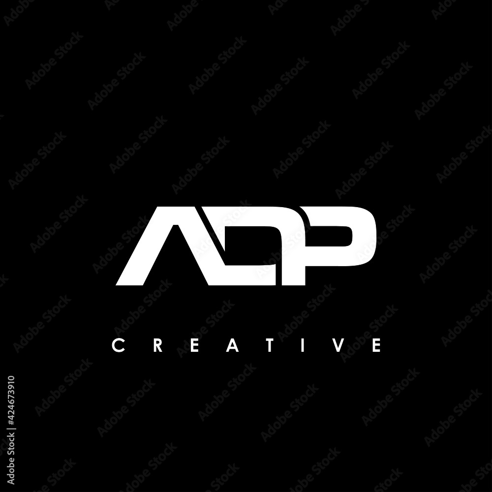 ADP Letter Initial Logo Design Template Vector Illustration