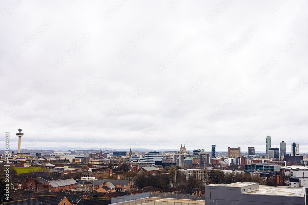 A view of Liverpool from the heights of Everton Brow