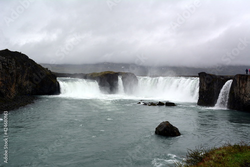 Godafoss Waterfall in Iceland in Summer