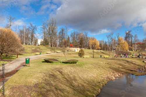 The city of Grodno. City Zhiliber's park