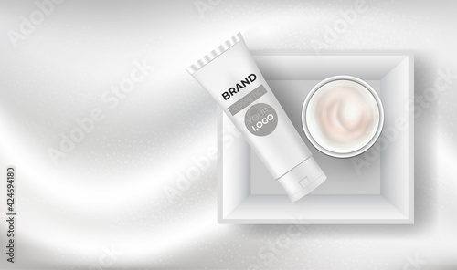 Editable beauty product template
