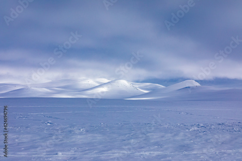 landscape with snow covered mountains © Hilde Jordbruen