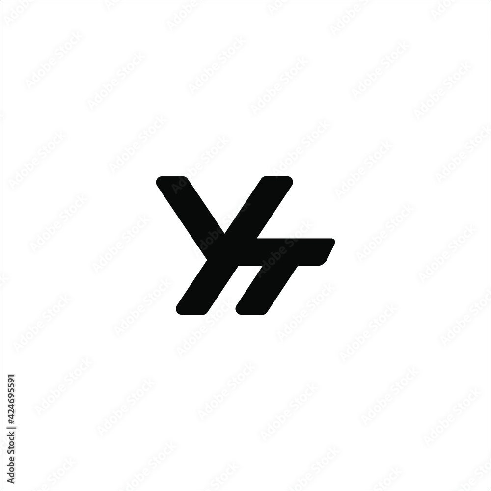 YH letter logo design vector YH letter logo design vector