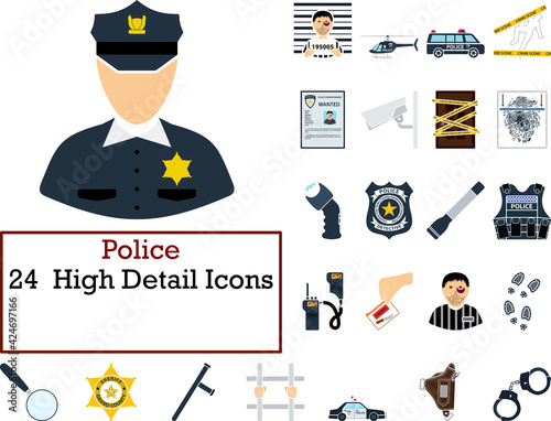 Police Icon Set