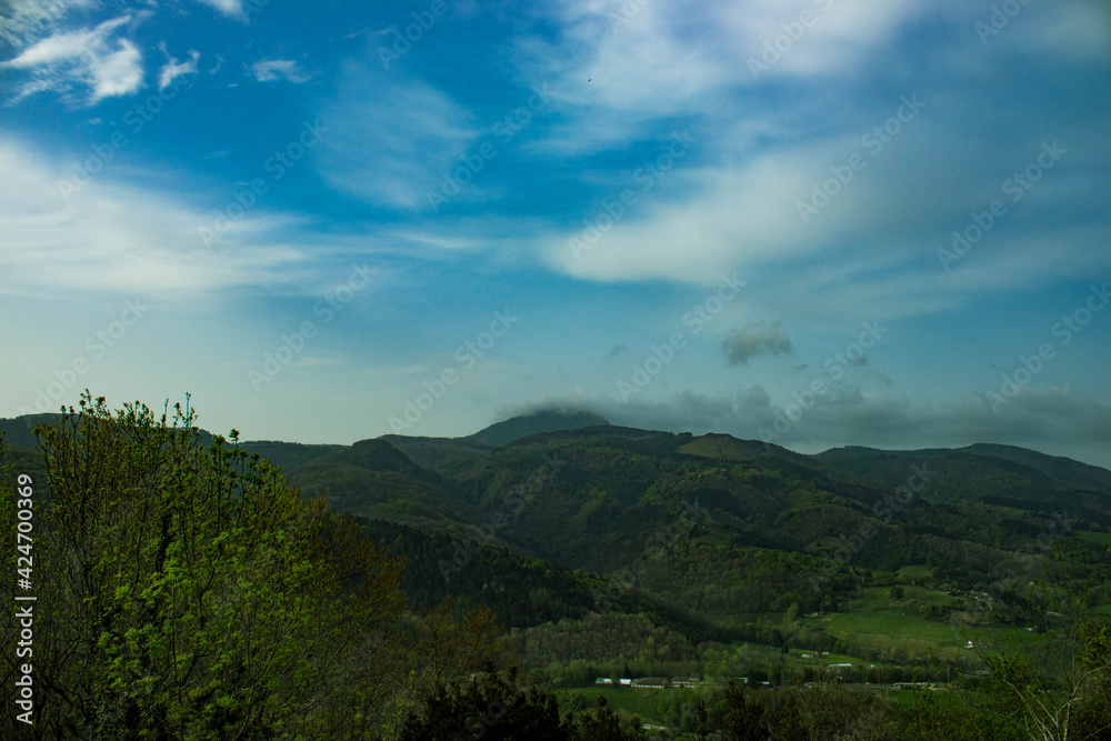 Beautiful mountains in the Basque Country Beautiful mountains in the Basque Country