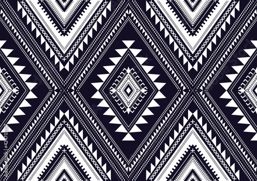 Geometric seamless pattern. Ethnic style traditional beautiful for fabric, background, wallpaper, blanket, wrapping, rug and carpet.