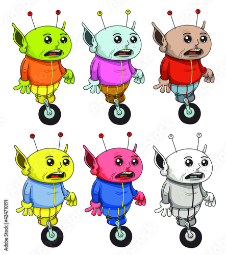 Extraterrestre à roulette !