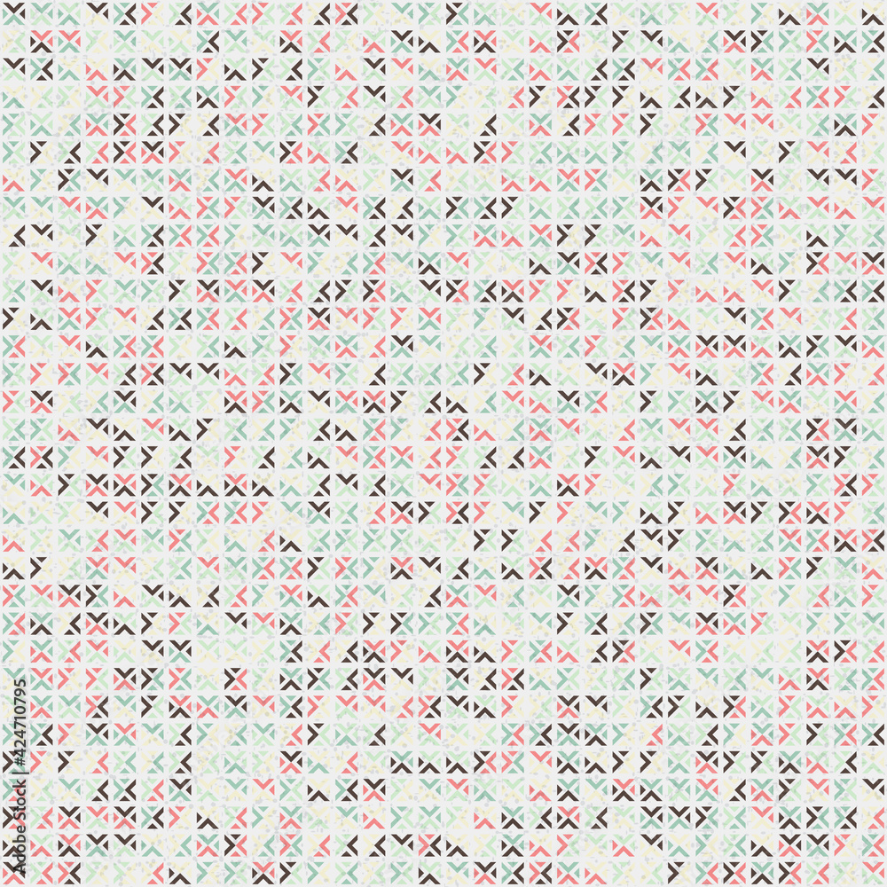 Abstract Geometric Pattern generative computational art illustration