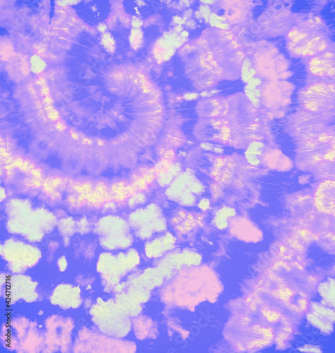 Abstract Spiral Background. Artistic Fabric. Watercolor Old Texture. Swirl Ink Paint. Batik Grunge Painting. Color Shirt. Tye Dye Art Kaleidoscope. Purple Tie Dye Effects. Tie Dye Effects.
