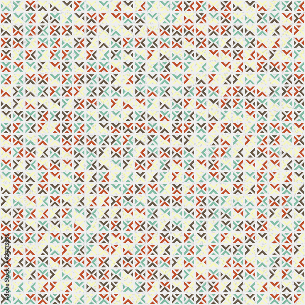 Abstract Geometric Pattern generative computational art illustration