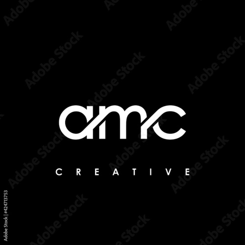 AMC Letter Initial Logo Design Template Vector Illustration photo